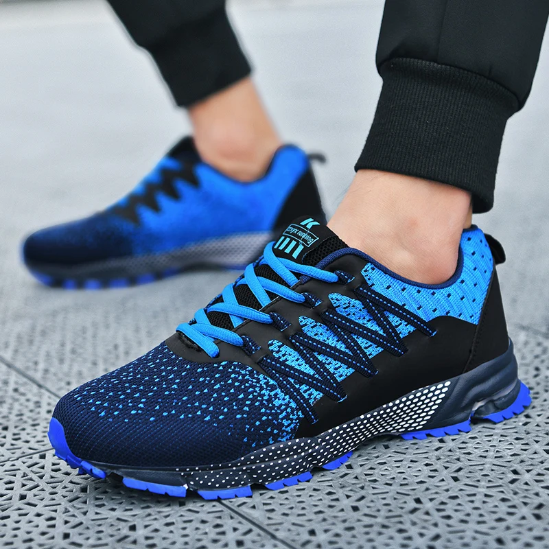 Hot Mens Casual Breathable Sports Mesh Sneakers Athletic Running Shoes Trainers 
