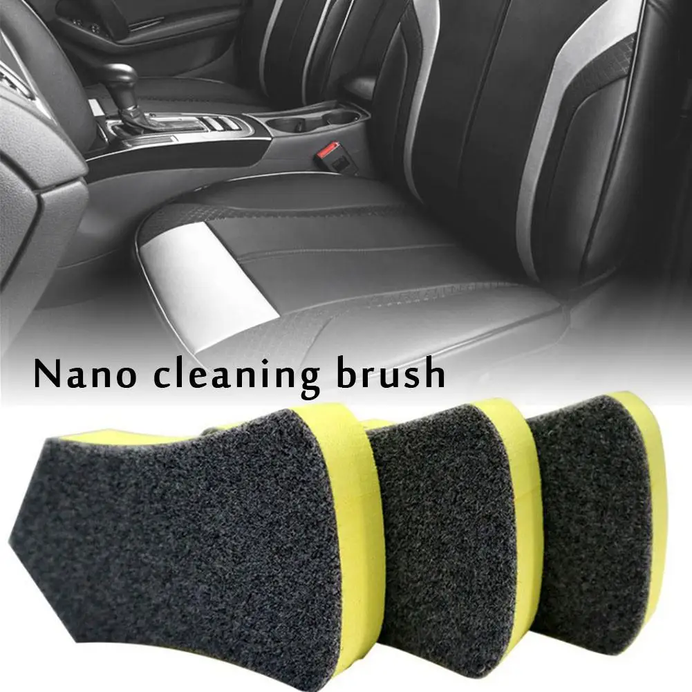 

1Pc Nano Cleaning Brush Car Felt Washing Tool For Car Leather Seat Auto Care Detailing Interior Cleaning Brush Car Felt Washing