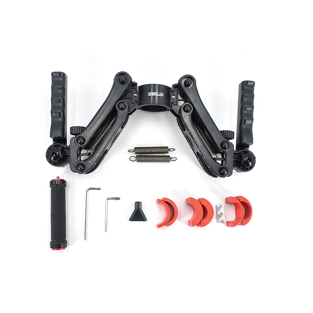 

Camera Gimbal High Compatibility Dual Handle Flexiable Stabilizer Photography 5 Axis Damping Spring Detachable Stable For Crane