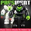 Intelligent Voice Control RC Battle Robot Remote control Robot Toy Dancing singing Launch Missiles RC Robot Toy Playing   gifts 1