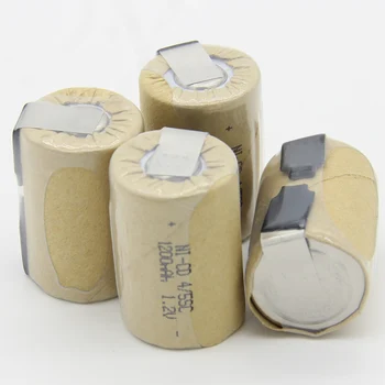 

4/5 sub C battery rechargeable for screwdriver 4/5 SC battery power tools 1200mah real capacity 1.2V akkus nickel sheets