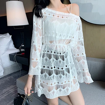 

Summer Women Hollow Out Pullovers Lady Sexy Crochet Tops