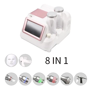 

8 In 1 Face Cleaning Hydro Water Oxygen Jet Peel Machine Ance Pore Cleaner Facial Massage Small Bubble Skin Care Device