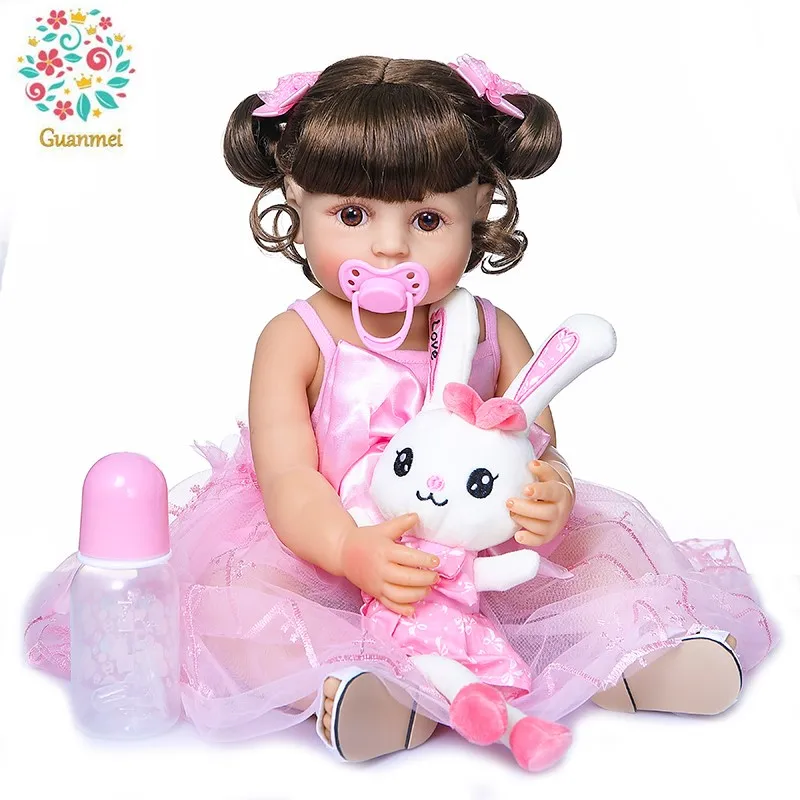 

55CM high quality reborn toddler princess girl doll adorable Lifelike Baby Bonecas bebe doll reborn menina