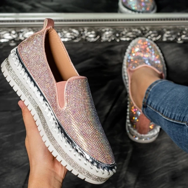 zapatillas planas con LazySeal-zapatos planos ostentosos para mujer 