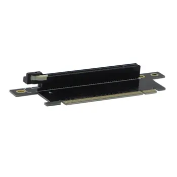 

PCI-E Extension Card 90 Degree Right Angled Forward and Reverse Riser Extension Card Adapter Computer Case Connector Card