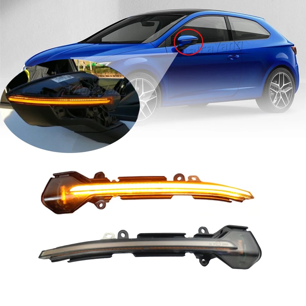 2 шт. поворотный сигнал для Seat Leon III Mk3 5F ST FR Cupra Arona KJ7 2013 2014 2015 2017 2018|Сигнальная лампа|