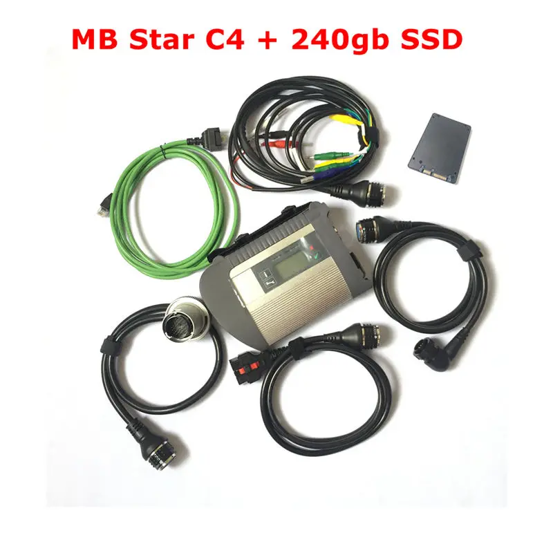 

2020 Top 2020.6 Full Chip MB Star C4 Diagnostic Tool with 240gb SSD with Wifi Function MB SD Connect Compact4 OBD2 Scanner