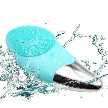 

2 in 1 Electric Facial Cleanser Wash Face Cleaning Machine Skin Pore Cleaner Silicone Face Cleansing Brush Facial Massage Brush