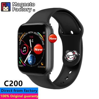 

2020 Top C200 Bluetooth Smart Watch Men Touch Screen IP67 Waterproof Heart Rate Monitor iPhone SmartWatch PK C300 Iwo12 X6 X7