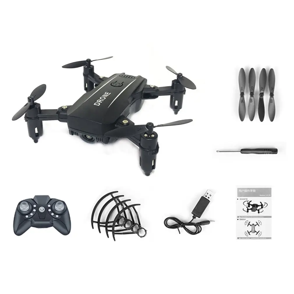 

Foldable M9 Mini RC 2.4G RC Quadcopter Drone Aircraft with Altitude Hold One Take-off Headless Mode 3D Flips for Children Gift