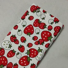 Красочные Chtristmas большой мультфильм лошадь печатных холст хлопок ткань 50x145 см лоскутное шитье DIY скатерть шторы домашний декор