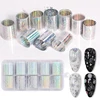 10 Rolls Holographics Nail Foils Nail Art Transfer Stickers Slider Mixed Pattern Nail Art Decal Manicuring Design Tip Decoration ► Photo 3/6