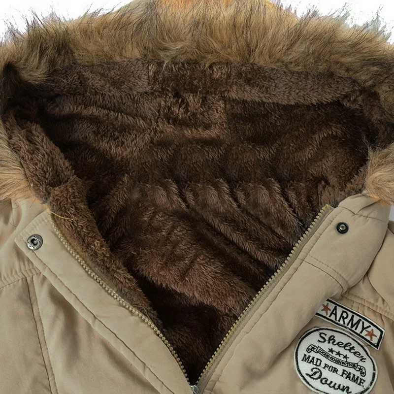 Зимняя куртка для женщин, парка с меховым воротником, тонкая парка на молнии, модная толстовка с капюшоном, хлопковое Утепленное зимнее пальто, верхняя одежда, длинное женское зимнее пальто