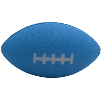 

18CM Simulation American Football Squeezing Toys PU Slow Rising Relax Soft Balls Toy Decompression Toys for Kids Adults (Blue)