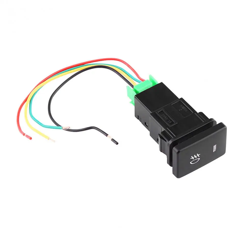 Dc 12v 4 Wire Auto Car Foglight Switch Fog Light Onoff Button For