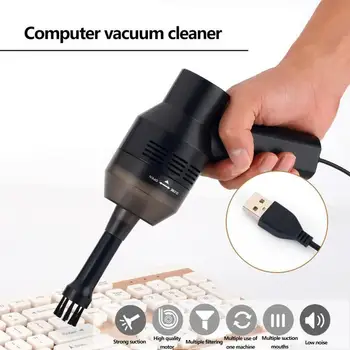 

Vacuum Cleaner For Laptop Desktop Portable Mini Handheld Small Desktop Keyboard Cleaning Tool Powerful Computer Cleaning
