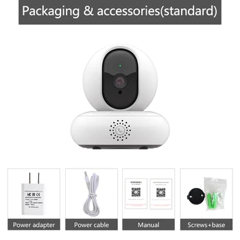 

EC67-R11 Wifi IP Camera Wireless Smart Camera Real-time Monitor Support Alexa Google One-button Call Remote Voice Intercom