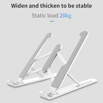 

New Style Folding Notebook Stand Lifting Cooling Laptop Bracket With Non-Slip Pad Adjustable Aluminium Alloy Tablet Holder