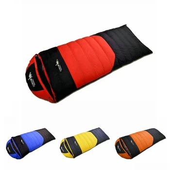 

Duck Down Envelope Type Sleeping Bag Outdoor Camping Travel Hiking Spring Autumn Sleeping Bag Duck Down Content 1000g