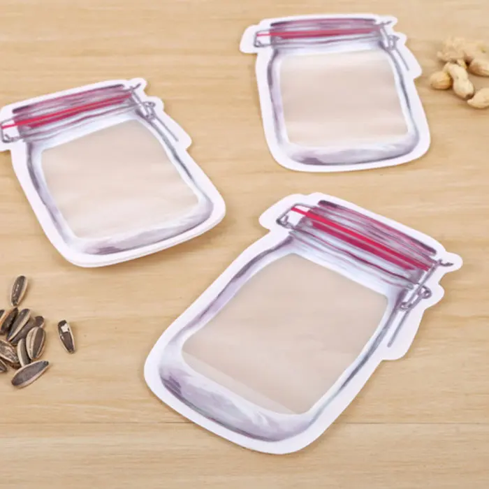 Многоразовые бутылки Мейсон Ziplock мешок PI669
