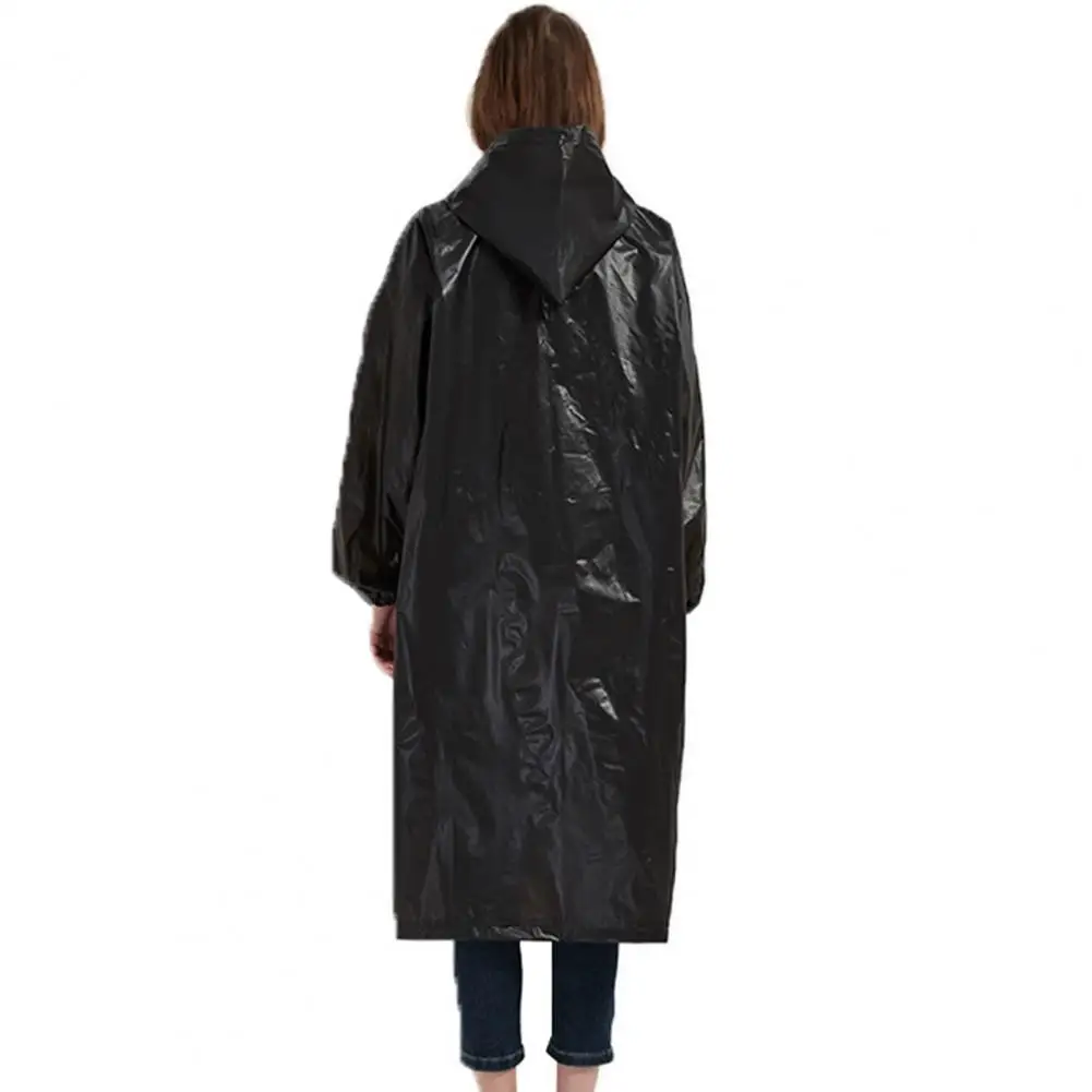 Unisex-Raincoat-Hooded-Loose-Simple-Long-Sleeve-Non-disposable-Rainwear-for-Rainy-Day.jpg Unisex Esőkabát Kapucnis Laza Egyszerű, Hosszú Ujjú, Nem Adhatatlan Esős Ruházat Napra - Image 5