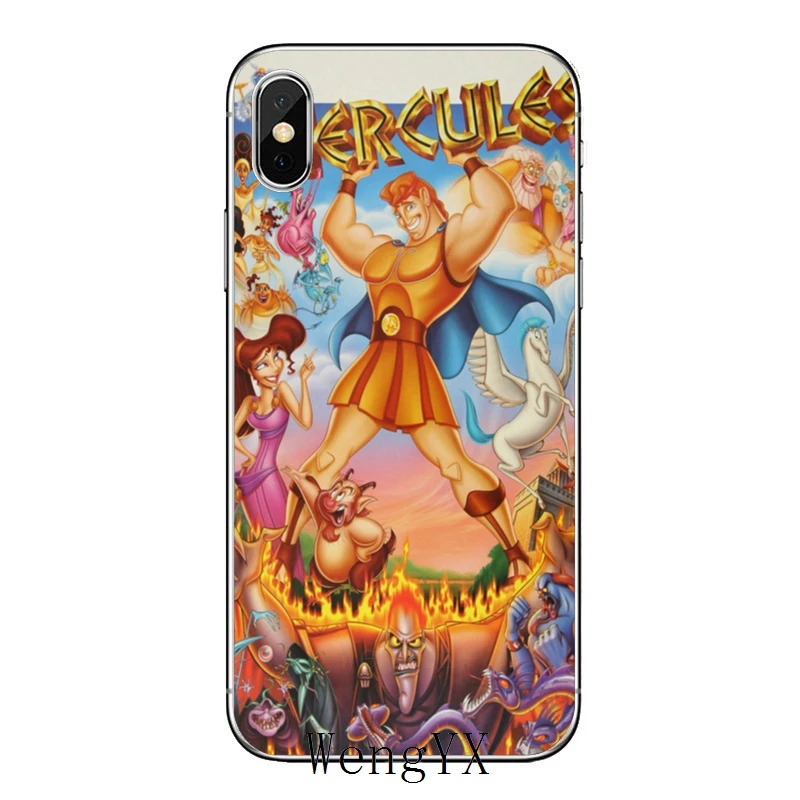 Мультяшный Геркулес аксессуары чехол для телефона для Apple iPhone 11 Pro XS Max XR X 8 7 6 6S Plus 5 5S SE - Цвет: HERCULES-C-07
