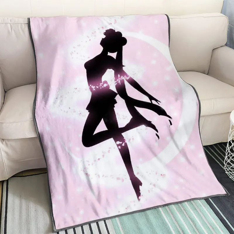 IVYYE Sailor Moon Аниме индивидуальное одеяло плюшевое бархатное теплое украшение кровать для дома плед для дивана s унисекс подарки Новинка