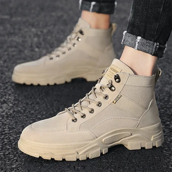 

Martin boots men's winter warm plus velvet British style tooling boots high-top leather men's shoes couple large size boots men'