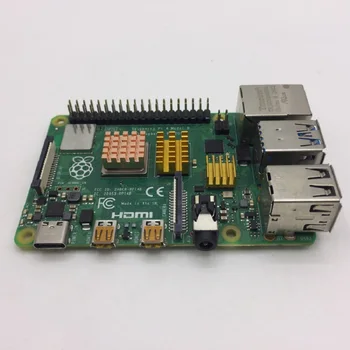

Wholesale 100set 3pcs/set Raspberry Pi 4 model b Aluminum Heatsink Radiator Cooler Kit for Raspberry Pi 4 (Gold)