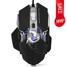 Роскошная игровая мышь, проводная USB мышь беспроводная, геймер, 9 кнопок, геймерские компьютерные мыши для ноутбука, Мыши для ПК, Прямая поставка, 3000 точек/дюйм, оптическая A8