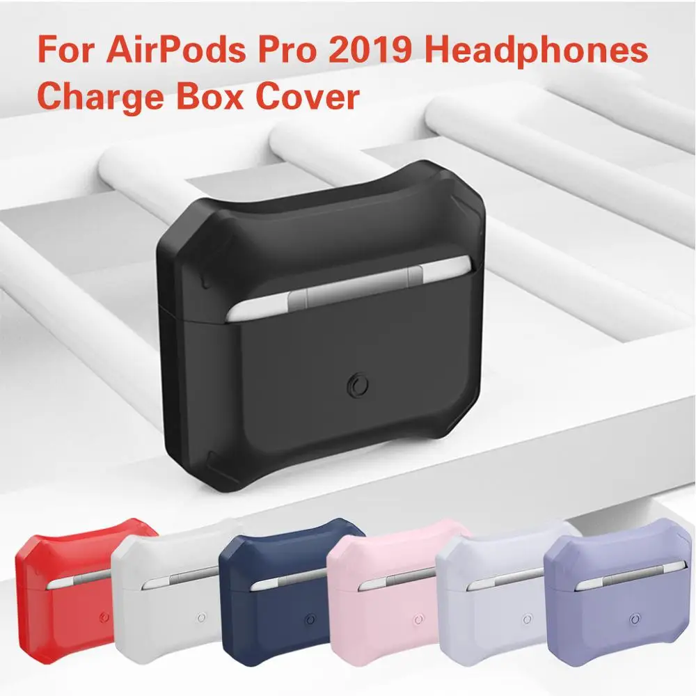 Для Apple AirPods Pro Беспроводная зарядка коробка Силиконовая Защита от царапин кобура Bluetooth защита для наушников для Airpods 3#111