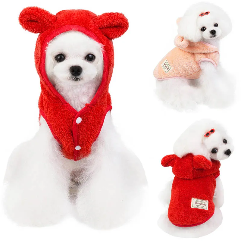 

Flannel Dog Coat Costume High Quality Dog Clothes for Small Dogs Chihuahua Pug Dogs Winter Clothes Pet Products Ropa Para Perro