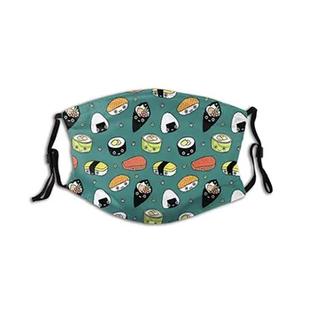 

PM2.5 Breathable Unisex Adult Print Dust-proof Gauze Breathable Comfortable Cartoon Pattern Mask Washable Reusable Mouth Mask#40