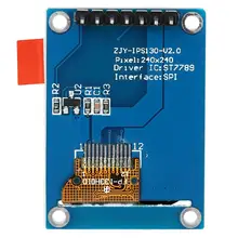 LCD Display Module 1.3 Inch Screen Module IPS Color LCD Display Module 240x240 3.3V S PI ST7735 for Ard uino