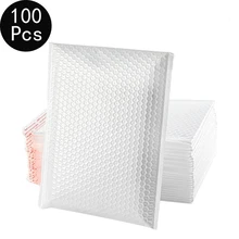 

100Pcs/Set White Bubble Mailers Padded Envelopes Bubble Mailer Bags For Packaging For Mailer Gift Envelopes