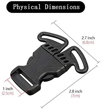 Car Baby Safety Seat Clip Fixed Lock Buckle Safe Belt Strap Harness Chest Child Clip Buckle Latch Toddler Clamp Black