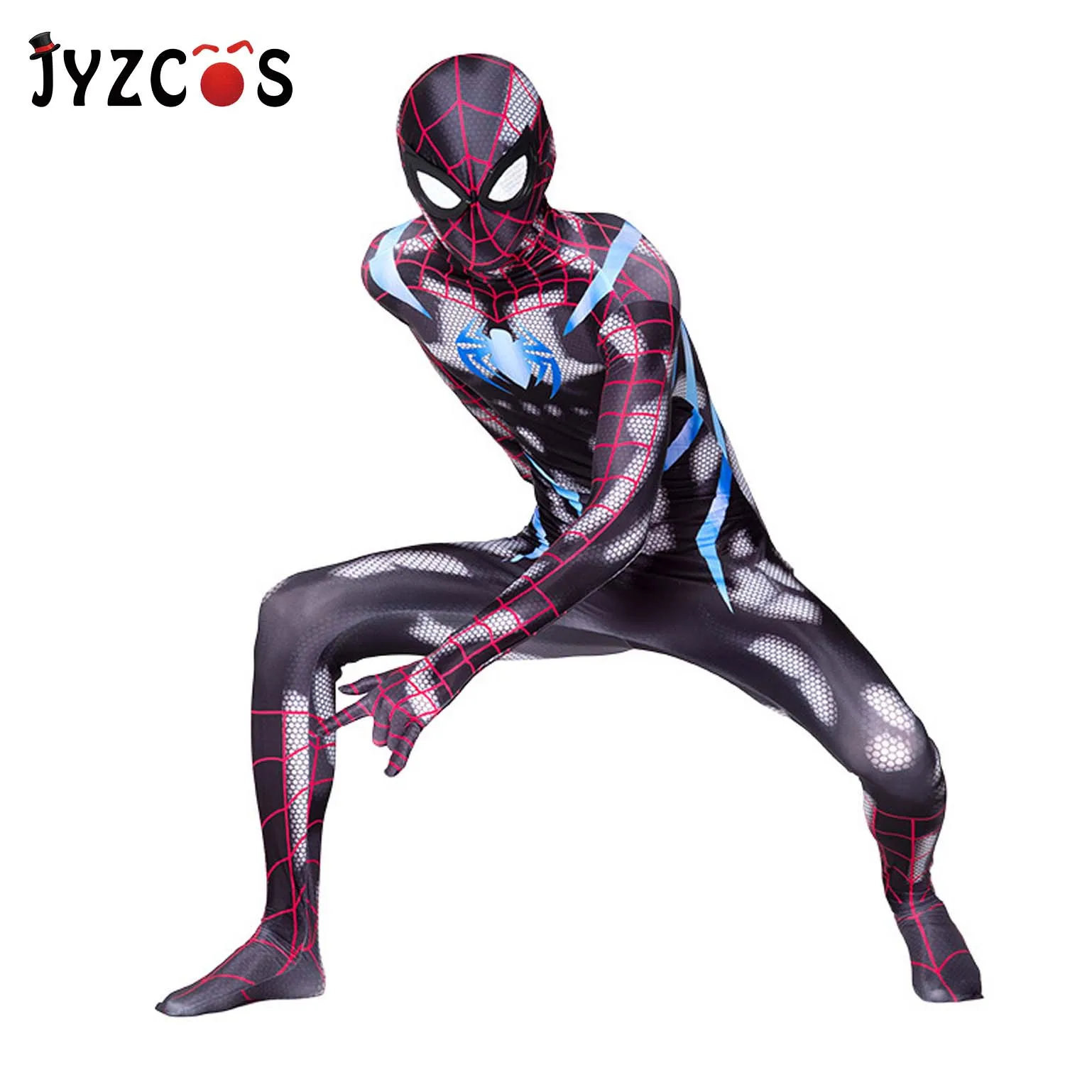 JYZCOS Marvel, PS4, Тайная война, Человек-паук, костюм для Хэллоуина, костюм Человека-паука, костюмы Человека-паука для взрослых, детей, косплей