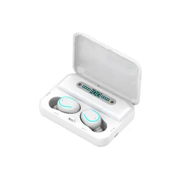 

TWS earbuds 2000mah F9 Bluetooth 5.0 Earphone Digital Display Headsets Touch Button LED wireless headphones True Earbuds Stereo