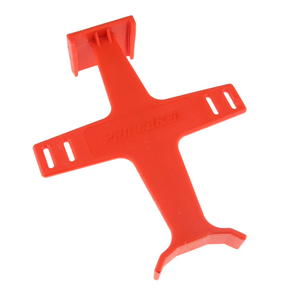 Orange Motorcycle Transportation Brace Fork Support 280mm Tie Down For 