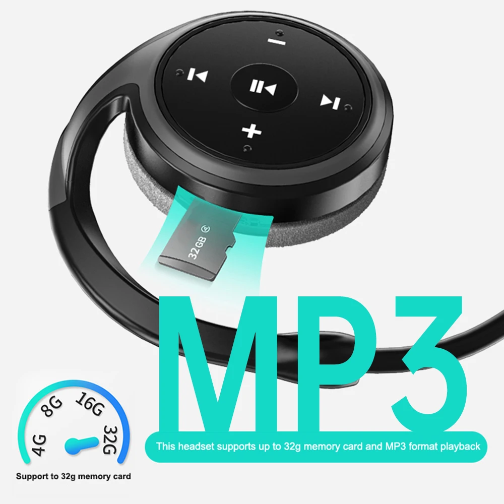 Bluetooth наушники A23 с MP3 плеером FM радио и микрофоном Наушники гарнитуры 