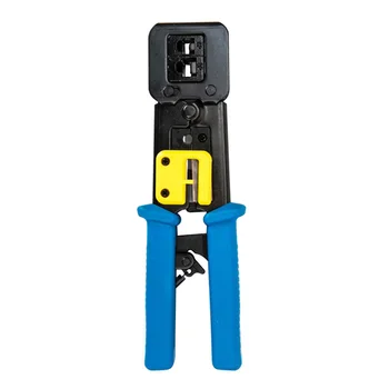 

6P8P Clamp Tongs Ratchet Stripping Hand Tools Multi Function Plastic Covered Pressing Crimping Plier Cutting Portable Heavy Duty