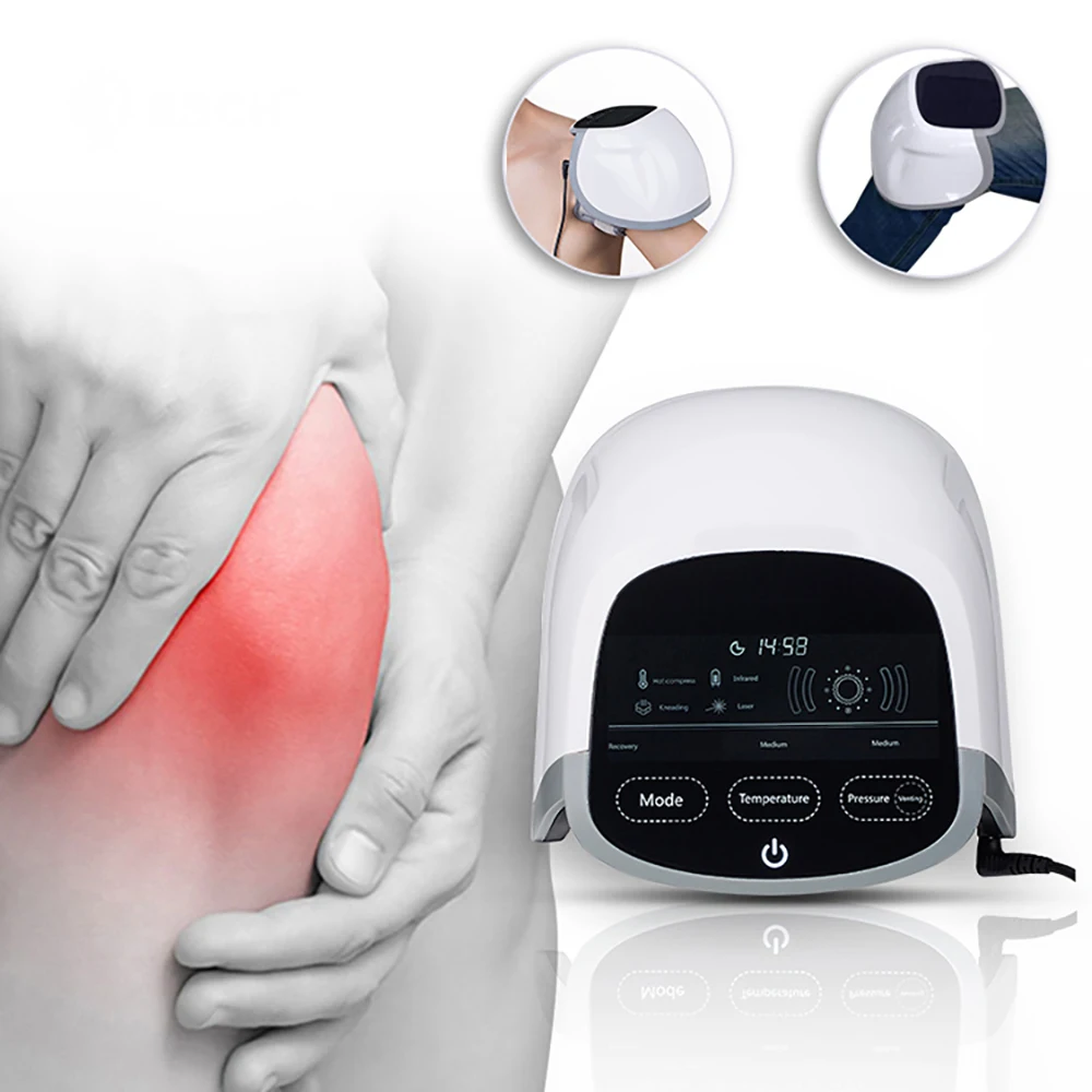 

Knee Magnetic Vibration Heating Massager Joint Physiotherapy Massage Electric Massage Pain Relief Rehabilitation Equipment Care