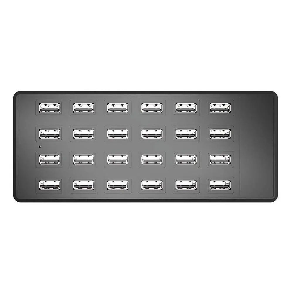 5V 100W 24 Порты USB Мощность адаптер Зарядное устройство 24-Порты и разъёмы USB мобильного телефона Зарядное устройство USB мульти-Порты и разъёмы Зарядное устройство Мощность адаптер