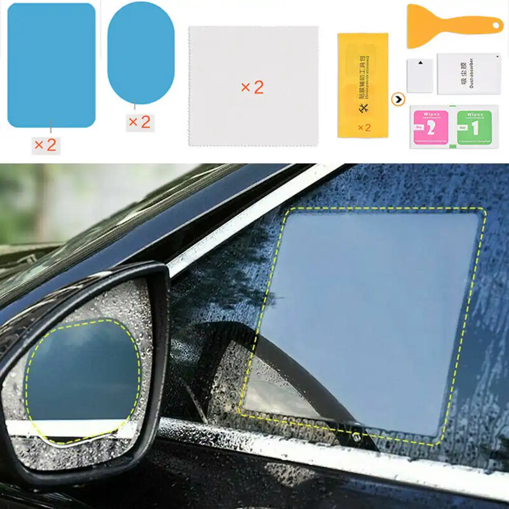 4 個の車のバックミラーサイド窓に着色透明 Pet フィルムアンチグレア霧の雨プロテクターユニバーサル サイドミラー 折りたたみキット Aliexpress 4 個の車のバックミラーサイド窓に着色透明 Pet フィルムアンチグレア霧の雨プロテクターユニバーサル サイドミラー 折りたたみキット Aliexpress