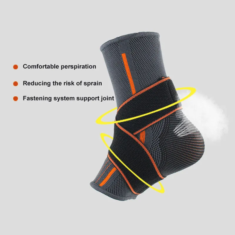Movement Tae Kwon Do Ankle Support Leg Training Polyester Fiber Black Gray Protector Sports Ankle Bandage Kick The Ball