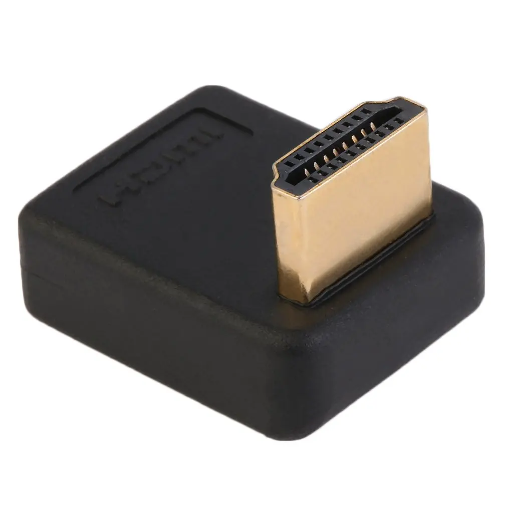 90 градусов HDMI мужчин и женщин порт адаптер прямой угол расширение конвертер