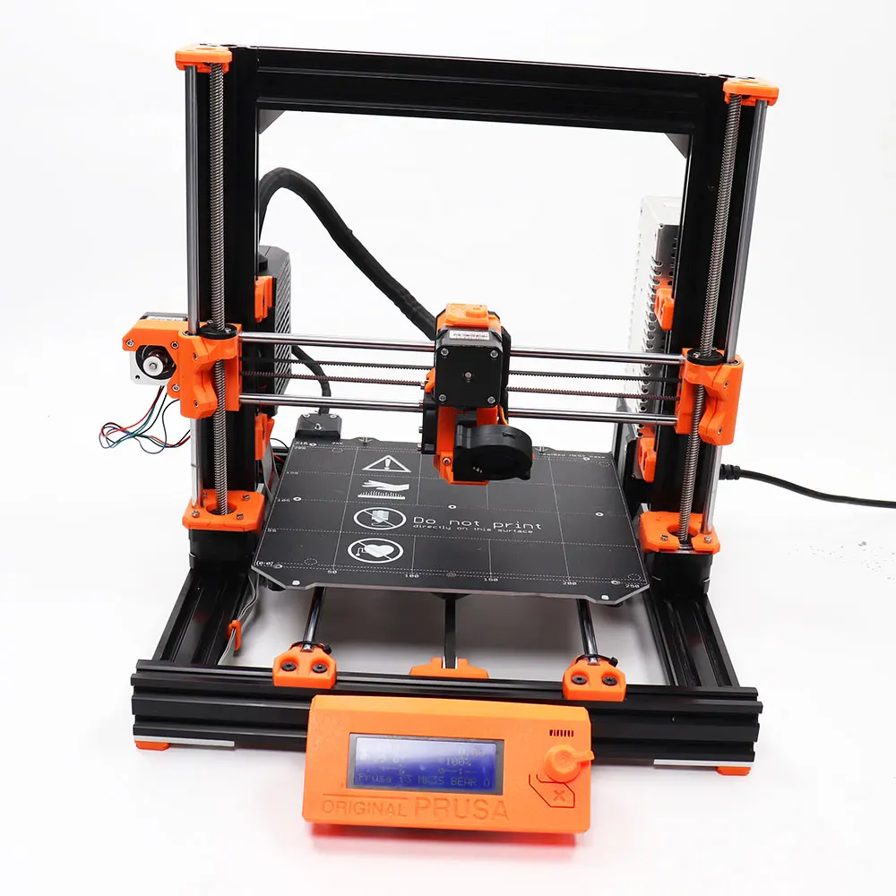 Клонированный Prusa i3 MK3S Медведь 3d принтер Полный комплект включая мульти красочные экструзии анодированный после резки Einsy Рэмбо доска PETG запчасти