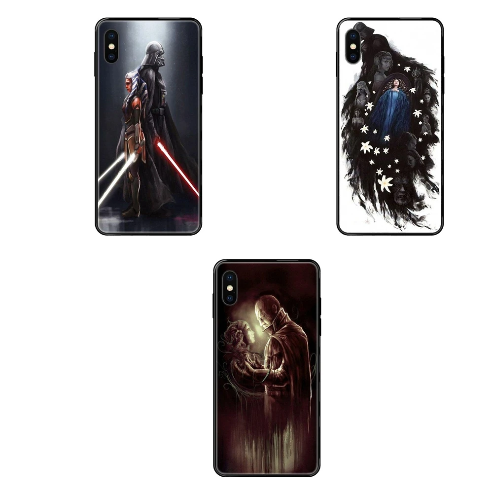 Чехол-накладка для iPhone 11 12 Pro 5 5S SE 5C 6 6S 7 8 X 10 XR XS Plus Max Дарт Вейдер из ТПУ мягкий
