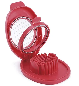 

Egg Slicer Suitable Hard-Boiled Egg Easy To Cut Eggs Into Slices Wedges And Dice